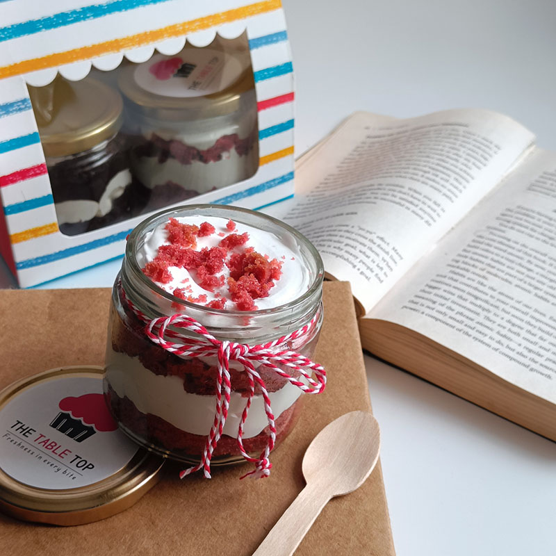 Red velvet Jar | Arundhati's