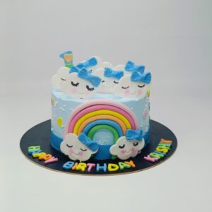 Blue Rainbow Clouds