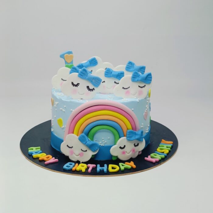 Blue Rainbow Clouds